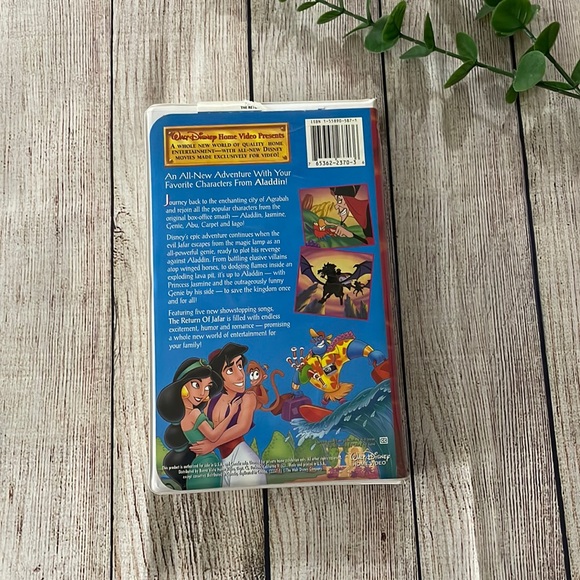 The Return of Jafar Disney Home Video VHS 2237 - Picture 2 of 5